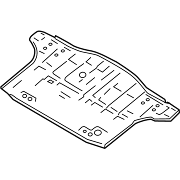 Nissan 74511-5SA0A Floor-Rear, Rear