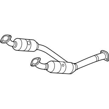 Ford 7L2Z-5F250-D Converter & Pipe