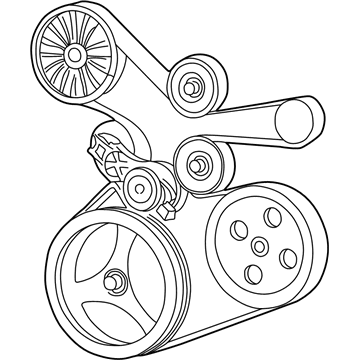 Mopar 4892519AB Belt-Accessory Drive