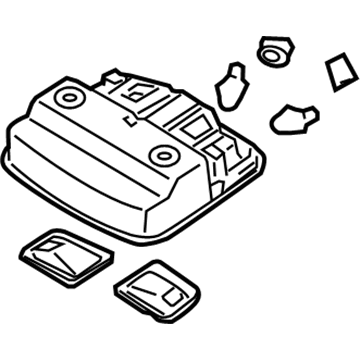 Kia 928202F000IM Lamp Assembly-OVERHEADEAD Console