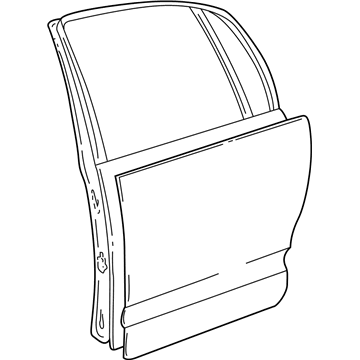 Lexus 67004-30580 Panel Sub-Assy, Rear Door, LH