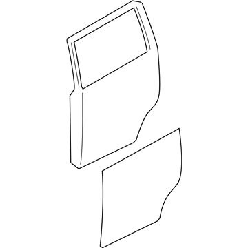 Nissan H210A-5ZAMA Door Rear LH