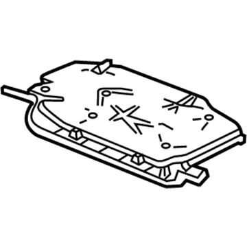 Honda 77345-SDB-A00 Cover Assy., Passenger (Lower)