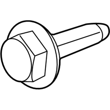 Mopar 6106002AA Bolt-HEXAGON FLANGE Head