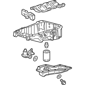 GM 12719108 Oil Pan