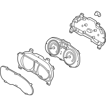 Hyundai 94001-1R010 Cluster Assembly-Instrument