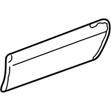 Toyota 75741-42070-B0 Body Side Molding