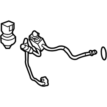 Lexus 88706-50041 Tube Sub-Assembly, Liquid