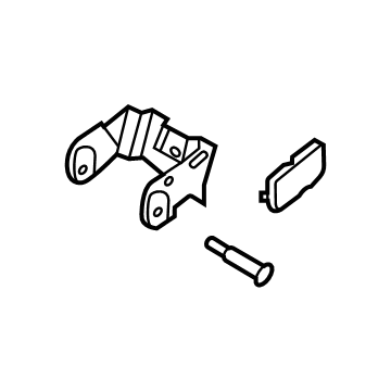 Ford M2DZ-7867336-A BRACKET - ARMREST