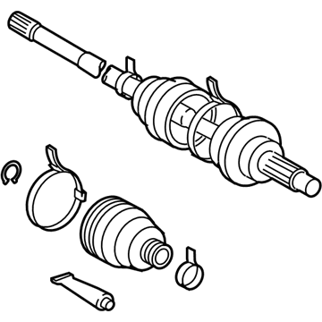Toyota 42370-49256 Shaft & Joint Assembly
