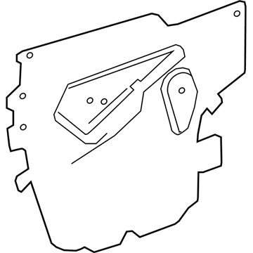 GM 42477107 Water Deflector