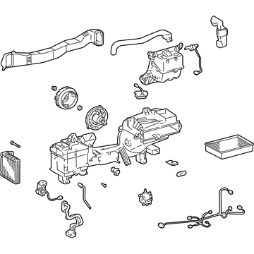 Lexus 87030-50020 Blower Assy, Air Conditioner