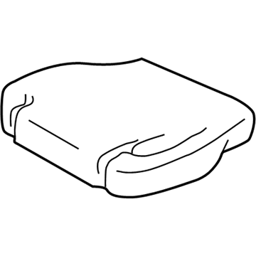 Lexus 71512-30540 Pad, Front Seat Cushion, LH (For Separate Type)