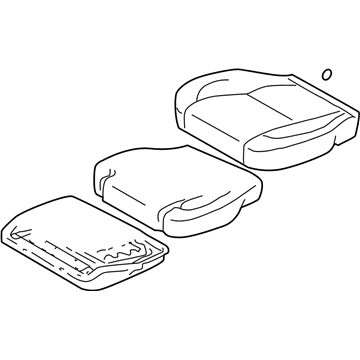 Lexus 71410-3K711-A0 Cushion Assy, Front Seat, RH(For Separate Type)