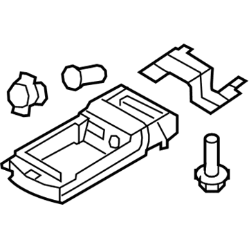 Nissan 96926-KB60A Box Assy-Inner, Console