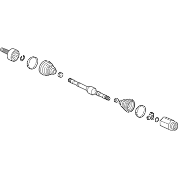 Honda 44305-TBC-A01 Shaft Assembly, R Drive