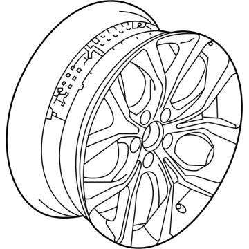 Acura 42800-TYA-A20 WHEEL, AL (20X9J)