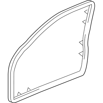 GM 25666179 Weatherstrip Asm-Front Side Door <Use 1C5K