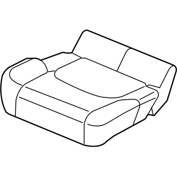 Nissan 87300-9CA4D Cushion Assembly - Front Seat