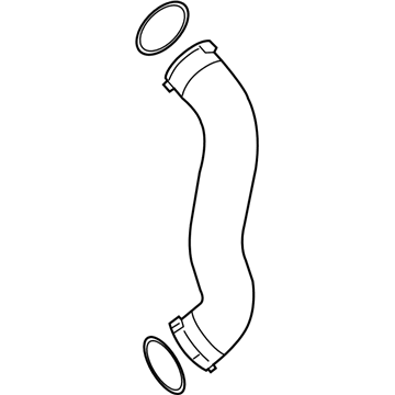 BMW 13-71-8-676-829 CHARGE AIR LINE