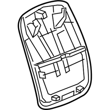 GM 23386150 Seat Back Panel
