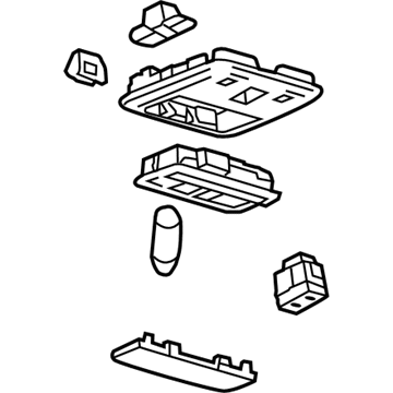 GM 42624856 Map Lamp Assembly