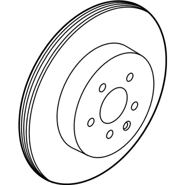 Infiniti 43206-1CA0A Rotor-Disc Brake, Rear