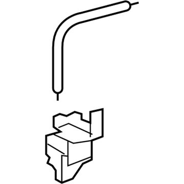 Lexus 64650-50050 Luggage Door Closer Assembly