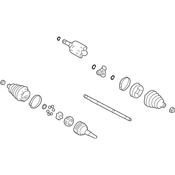 GM 26077123 Front Wheel Drive Shaft Kit