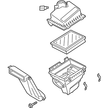 Ford K2GZ-9600-A Air Cleaner Assembly