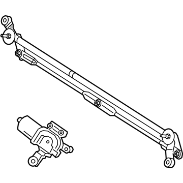 Nissan 28800-1PA0A Drive Assy-Windshield Wiper