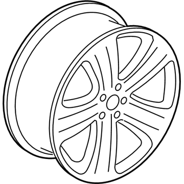 Acura 42700-STX-A12 Disk, Aluminum Wheel (18X8J) (TPMS) (Enkei)