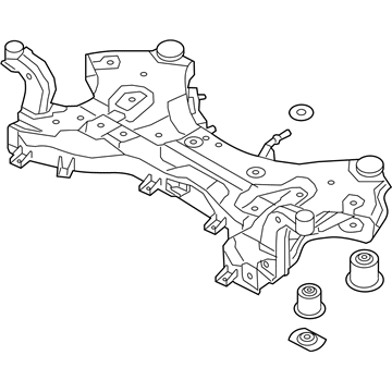 Kia 62405C6000 Crossmember Complete