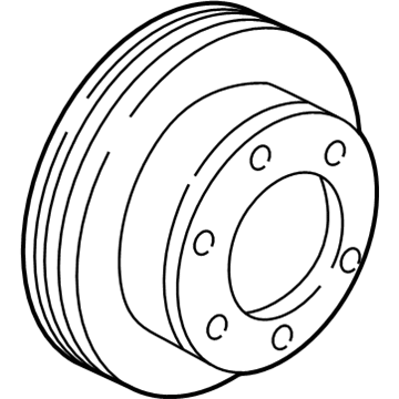 GM 15679711 Front Brake Rotor