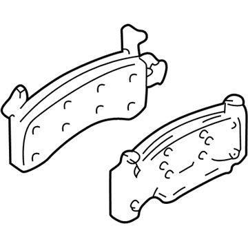 GM 89026844 Front Pads