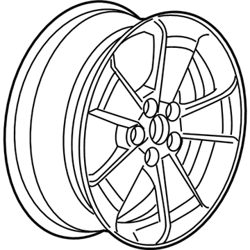 GM 95224534 Wheel, Alloy