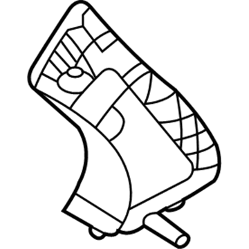 Hyundai 85890-4D000-QW Trim Assembly- D Pillar, LH