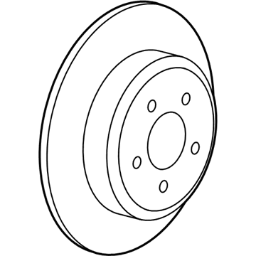 Mopar 2AMV9209AG Rear Brake Rotor