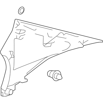 Lexus 62471-30580-B2 GARNISH, Roof Side