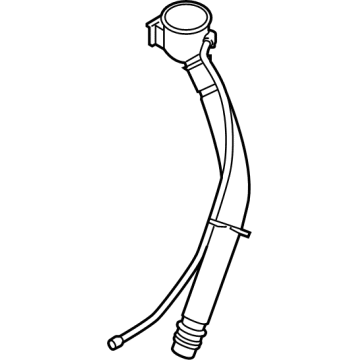 BMW 61-66-7-453-969 FILLER PIPE FOR WASH CONTAIN