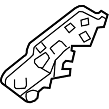 BMW 34-51-6-789-833 Left Abs/Bva Tube Bracket