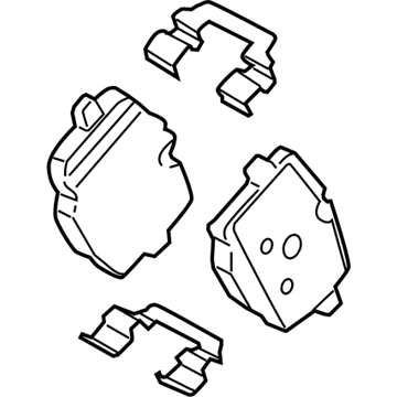 BMW 34-21-6-793-025 Disc Brake Pad Repair Kit