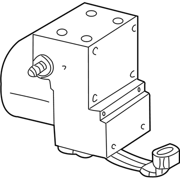 Ford YF1Z-2C286-AA Hydraulic Control Unit