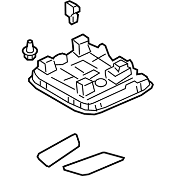 Toyota 81208-12240-C0 Map Lamp Assembly