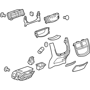 GM 84334329 Console Assembly