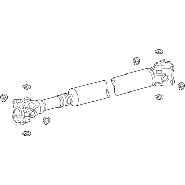 Toyota 37140-0C072 Drive Shaft Assembly