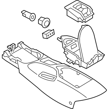 Nissan 96911-6GA1D Body-Console