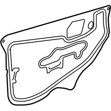 Honda 72321-TS8-A01 Seal, R. FR. Door Hole