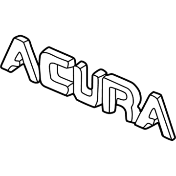 Acura 75711-SZ3-A00 Emblem, Rear (Acura)