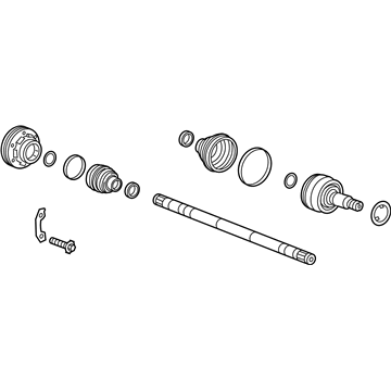 GM 84550228 SHAFT ASM-RR WHL DRV